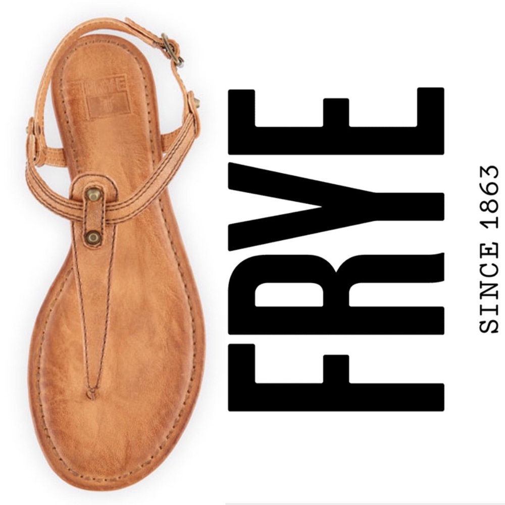 Frye Carson T strap sandal
